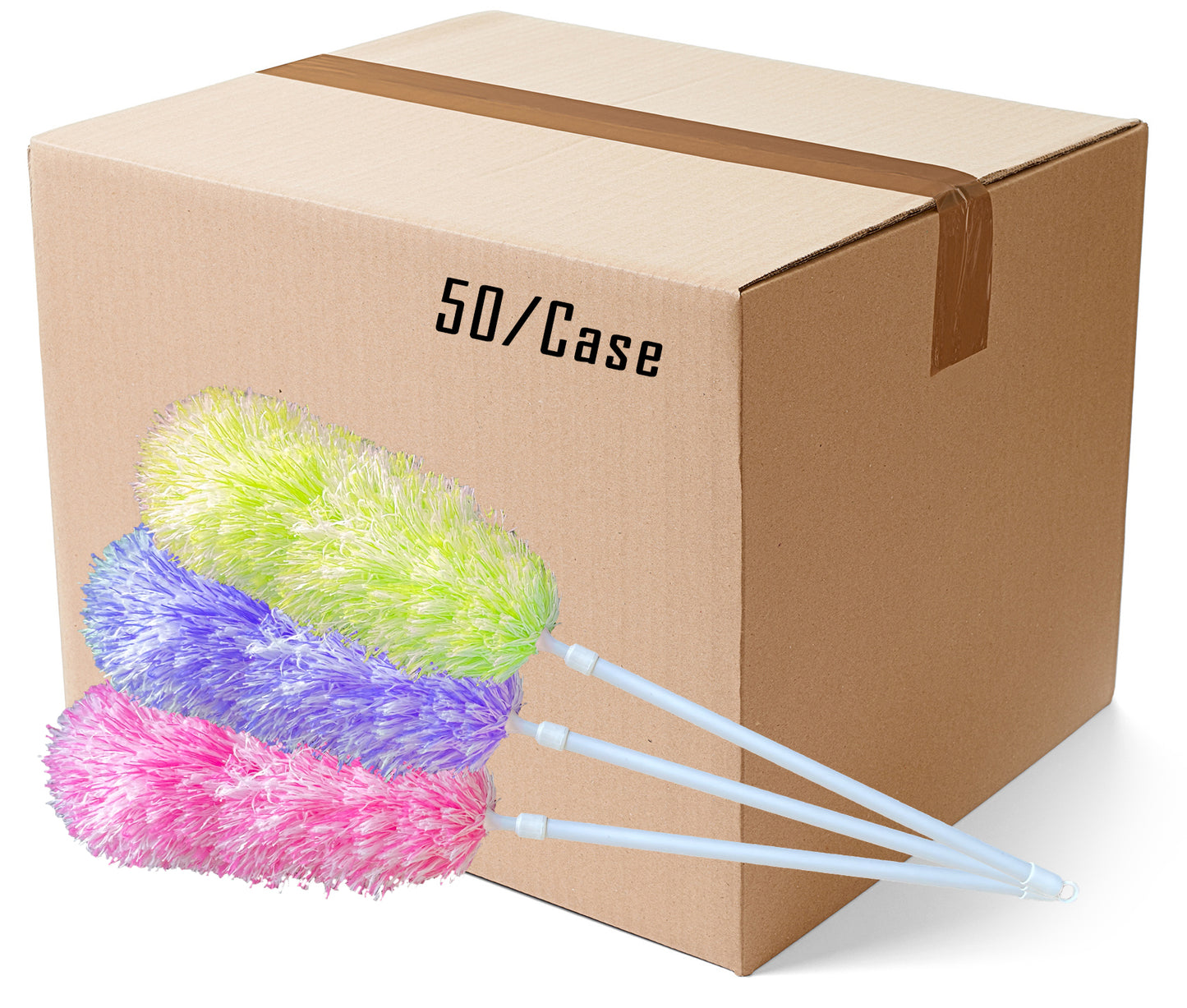28" - 40" Microfiber Static Duster -- Assorted Colors