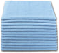 Heavy Microfiber Cloths | 16"x16" Blue | Dozen 400gsm